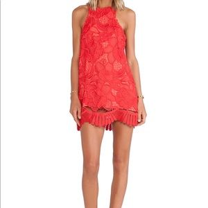 Lovers + Friends Caspian Shift Dress in Coral